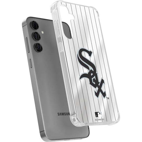 MLB Chicago White Sox Home Jersey Galaxy S24 Plus Clear Case